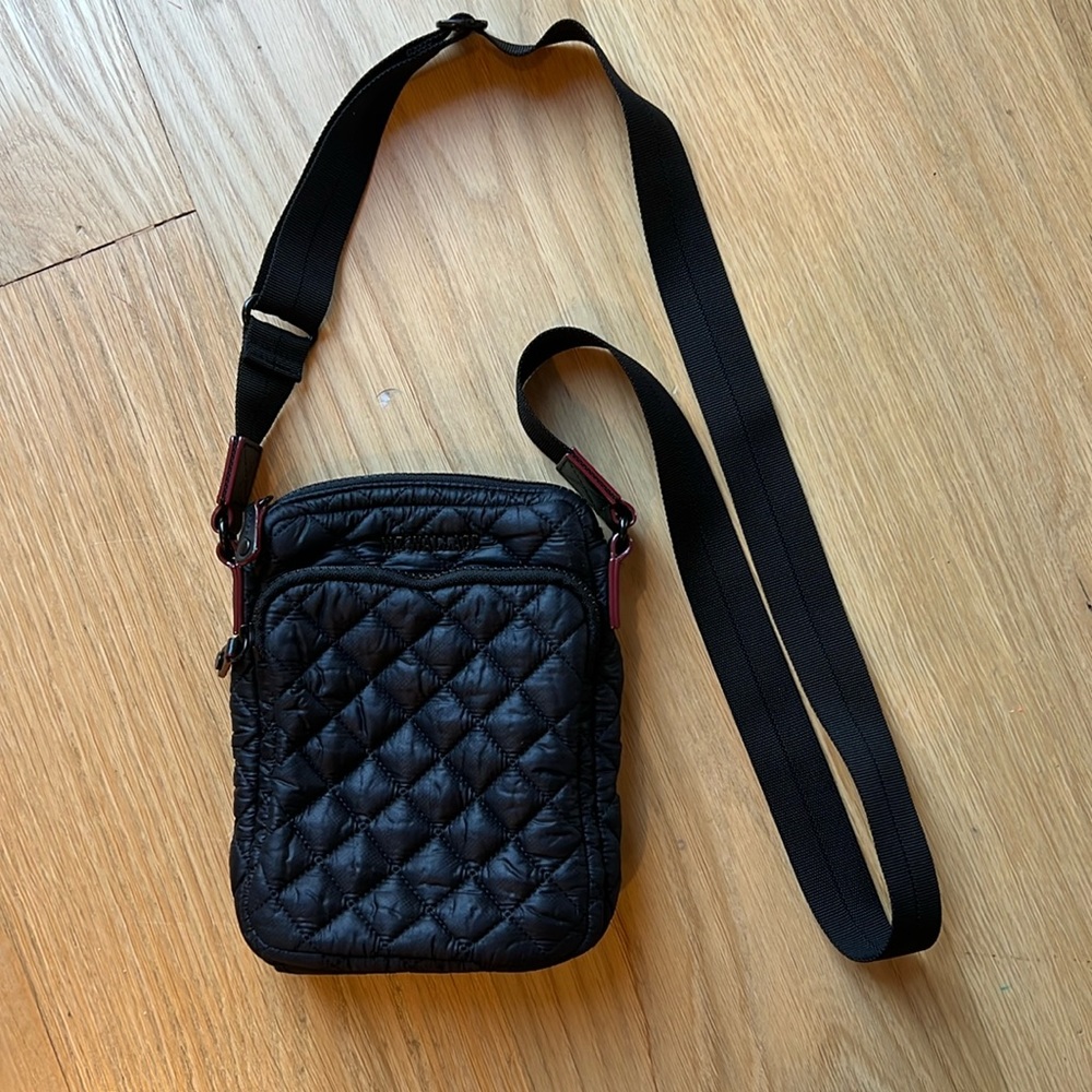 MZ Wallace Metrotote Crossbody in Black